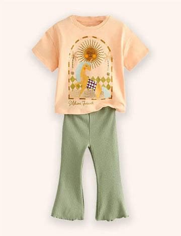 Sun Unicorn Printed Set